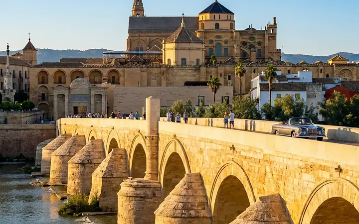 The Roman bridge and the Mosque-Cathedral