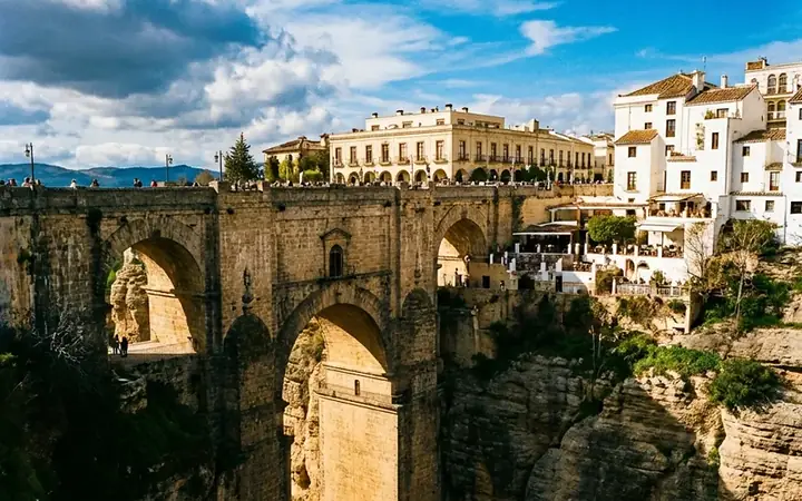 The Puente Nuevo spanning the Tajo gorge