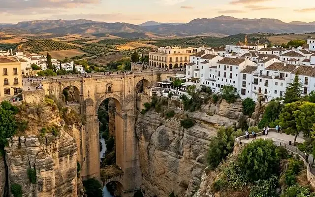 The gorge and the countryside around Ronda